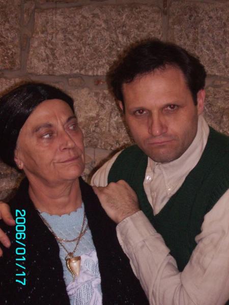 tournage d'une pub,(mama italienne}